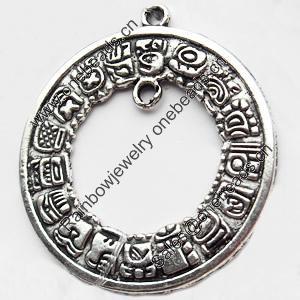 Pendant, Zinc Alloy Jewelry Findings Lead-free, 30x33mm, Sold by Bag