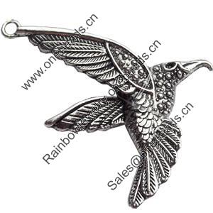 Pendant, Zinc Alloy Jewelry Findings Lead-free, 63x61mm, Sold by Bag