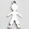 Pendant, Zinc Alloy Jewelry Findings Lead-free, 14x27mm, Sold by Bag