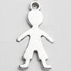 Pendant, Zinc Alloy Jewelry Findings Lead-free, 14x27mm, Sold by Bag