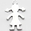 Pendant, Zinc Alloy Jewelry Findings Lead-free, 18x27mm, Sold by Bag