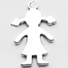 Pendant, Zinc Alloy Jewelry Findings Lead-free, 18x27mm, Sold by Bag