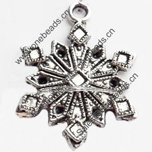 Pendant, Zinc Alloy Jewelry Findings Lead-free, 19x26mm, Sold by Bag