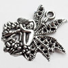 Pendant, Zinc Alloy Jewelry Findings Lead-free, 25x23mm, Sold by Bag
