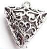 Pendant, Zinc Alloy Jewelry Findings Lead-free, 16x19mm, Sold by Bag