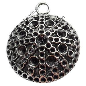 Pendant, Zinc Alloy Jewelry Findings Lead-free, 33x40mm, Sold by Bag