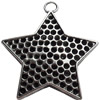Pendant, Zinc Alloy Jewelry Findings Lead-free, Star, 46x49mm, Sold by Bag
