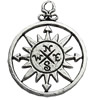 Pendant, Zinc Alloy Jewelry Findings Lead-free, 28x36mm, Sold by Bag