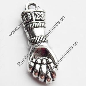 Pendant, Zinc Alloy Jewelry Findings Lead-free, 12x35mm, Sold by Bag