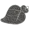 Pendant, Zinc Alloy Jewelry Findings Lead-free, 40x60mm, Sold by Bag