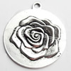 Pendant, Zinc Alloy Jewelry Findings Lead-free, 32x36mm, Sold by Bag