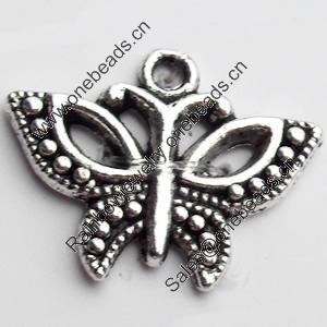 Pendant, Zinc Alloy Jewelry Findings Lead-free, 19x14mm, Sold by Bag