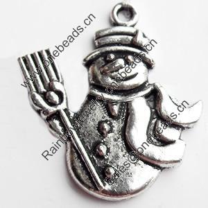 Pendant, Zinc Alloy Jewelry Findings Lead-free, 26x29mm, Sold by Bag