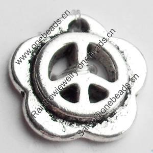 Pendant, Zinc Alloy Jewelry Findings Lead-free, 12mm, Sold by Bag
