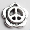 Pendant, Zinc Alloy Jewelry Findings Lead-free, 12mm, Sold by Bag