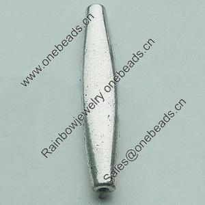Beads, Zinc Alloy Jewelry Findings, Lead-free, 6x35mm, Sold by Bag