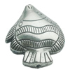 Beads, Zinc Alloy Jewelry Findings, Lead-free, Fish 31x23mm, Sold by Bag