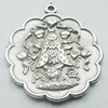 Pendant, Zinc Alloy Jewelry Findings, Lead-free, 26x31mm, Sold by Bag