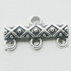 Connectors, Zinc Alloy Jewelry Findings Lead-free, 18x10mm, Sold by Bag