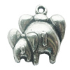 Pendant, Zinc Alloy Jewelry Findings, Lead-free, 16x17mm, Sold by Bag