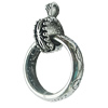 Pendant, Zinc Alloy Jewelry Findings, Lead-free, 37x24mm, Sold by Bag