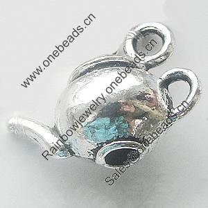 Pendant, Zinc Alloy Jewelry Findings, Lead-free, Bottle 18x13mm, Sold by Bag
