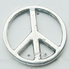 Pendant, Zinc Alloy Jewelry Findings, Lead-free, Sign 20mm, Sold by Bag
