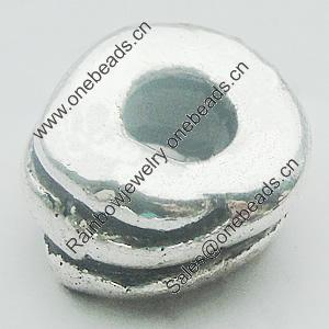 Beads, Zinc Alloy Jewelry Findings, Lead-free, 13mm, Sold by Bag