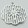 Pendant, Zinc Alloy Jewelry Findings, Lead-free, 34x39mm, Sold by Bag