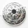 Beads, Zinc Alloy Jewelry Findings, Lead-free, 14mm, Sold by Bag
