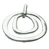 Pendant, Zinc Alloy Jewelry Findings, Lead-free, Flat Round 49x47mm, Sold by Bag