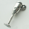 Pendant, Zinc Alloy Jewelry Findings, Lead-free, 7x20mm, Sold by Bag