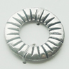 Donut, Zinc Alloy Jewelry Findings, Lead-free, 15mm, Sold by Bag