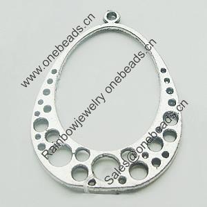 Pendant, Zinc Alloy Jewelry Findings, Lead-free, 29x42mm, Sold by Bag