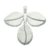 Pendant, Zinc Alloy Jewelry Findings, Lead-free, Leaf 22x22mm, Sold by Bag