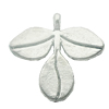 Pendant, Zinc Alloy Jewelry Findings, Lead-free, Leaf 22x22mm, Sold by Bag