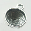Pendant, Zinc Alloy Jewelry Findings, Outside diameter:12x16mm, Interior diameter:10mm, Sold by Bag  
