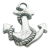 Pendant, Zinc Alloy Jewelry Findings, Lead-free, 34x44mm, Sold by Bag