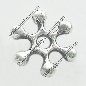 Spacer Zinc Alloy Jewelry Findings, Lead-free 10mm, Sold by Bag