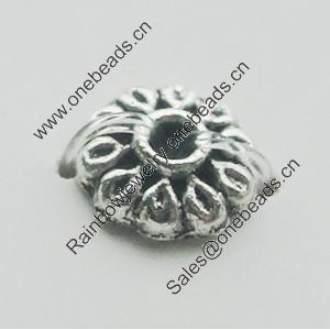 Spacer Zinc Alloy Jewelry Findings, Lead-free 5.5mm, Sold by Bag