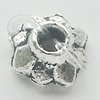 Spacer Zinc Alloy Jewelry Findings, Lead-free 5mm, Sold by Bag