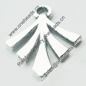 Pendant, Zinc Alloy Jewelry Findings, Lead-free, 18x23mm, Sold by Bag