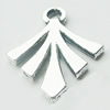 Pendant, Zinc Alloy Jewelry Findings, Lead-free, 18x23mm, Sold by Bag