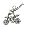 Pendant, Zinc Alloy Jewelry Findings, Lead-free, 21x25mm, Sold by Bag