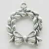 Pendant, Zinc Alloy Jewelry Findings, Lead-free, 18x25mm, Sold by Bag