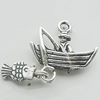 Pendant, Zinc Alloy Jewelry Findings, Lead-free, 18x14mm, Sold by Bag