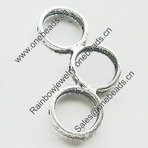 Connectors, Zinc Alloy Jewelry Findings, Lead-free, 13x35mm, Sold by Bag