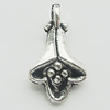 Pendant, Zinc Alloy Jewelry Findings, Lead-free, 8x14mm, Sold by Bag