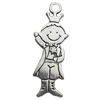 Pendant, Zinc Alloy Jewelry Findings, Lead-free, 17x47mm, Sold by Bag