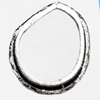 Donut, Zinc Alloy Jewelry Findings, Lead-free, 26x31mm, Sold by Bag